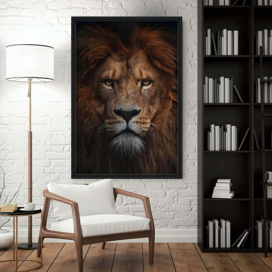 Sovereign King – Lion Canvas Wall Art