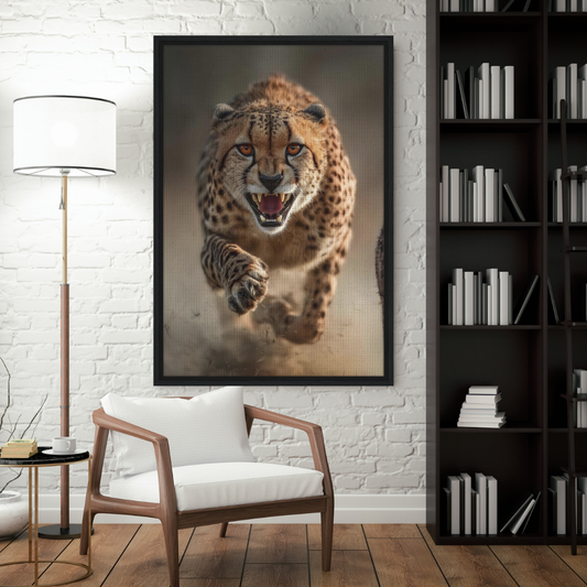 Primal Pursuit – Cheetah Canvas Wall Art