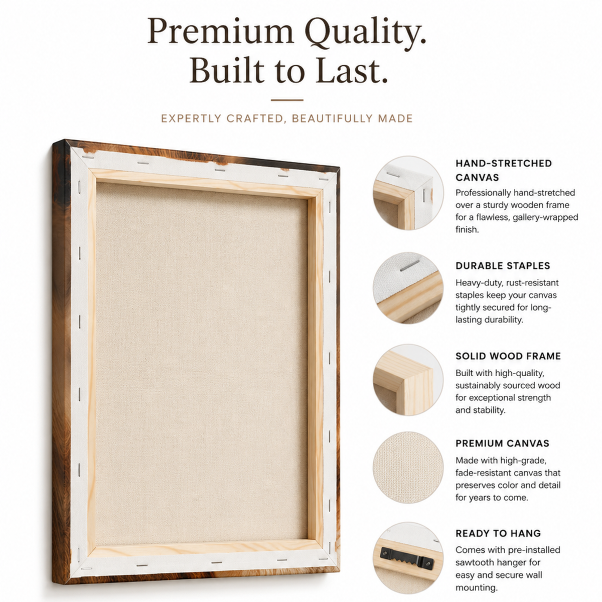 Golden Bond™ – Unbreakable Lion Love Canvas